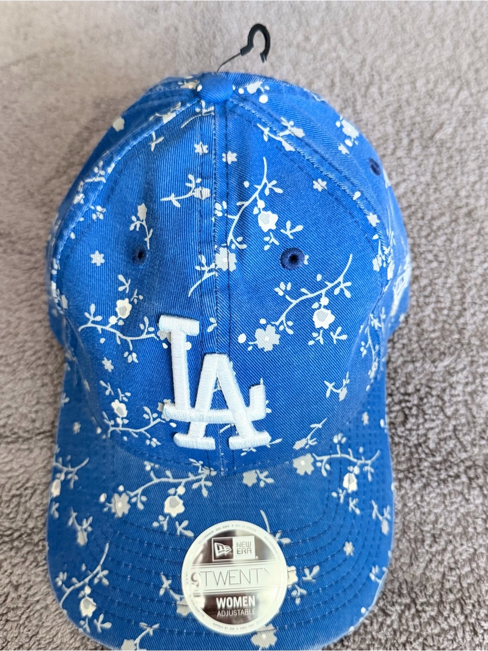 New Era Women's LA Dodgers Royal Blue Floral Cap